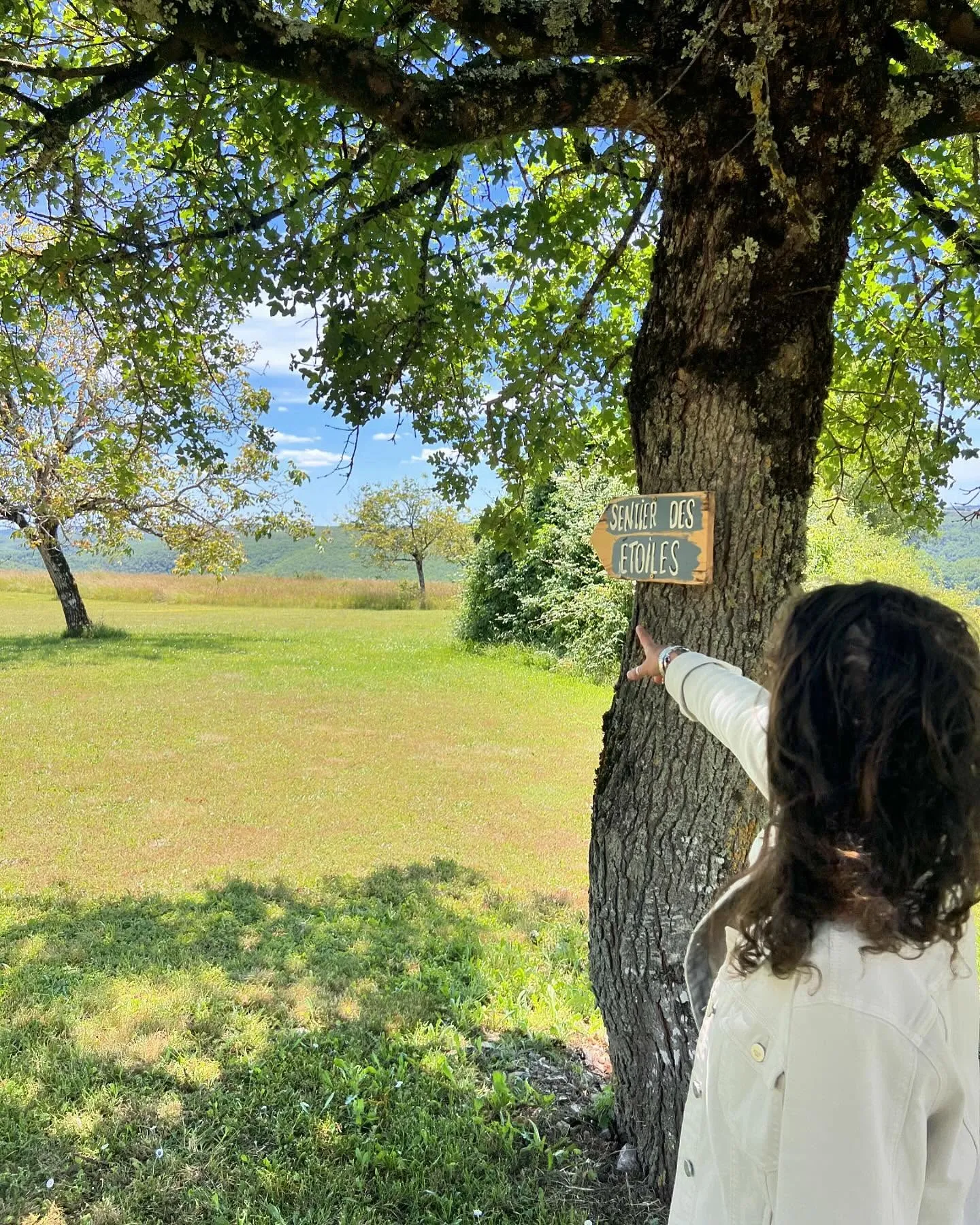 Sentier des étoiles parc arboré hôtel Rocamadour