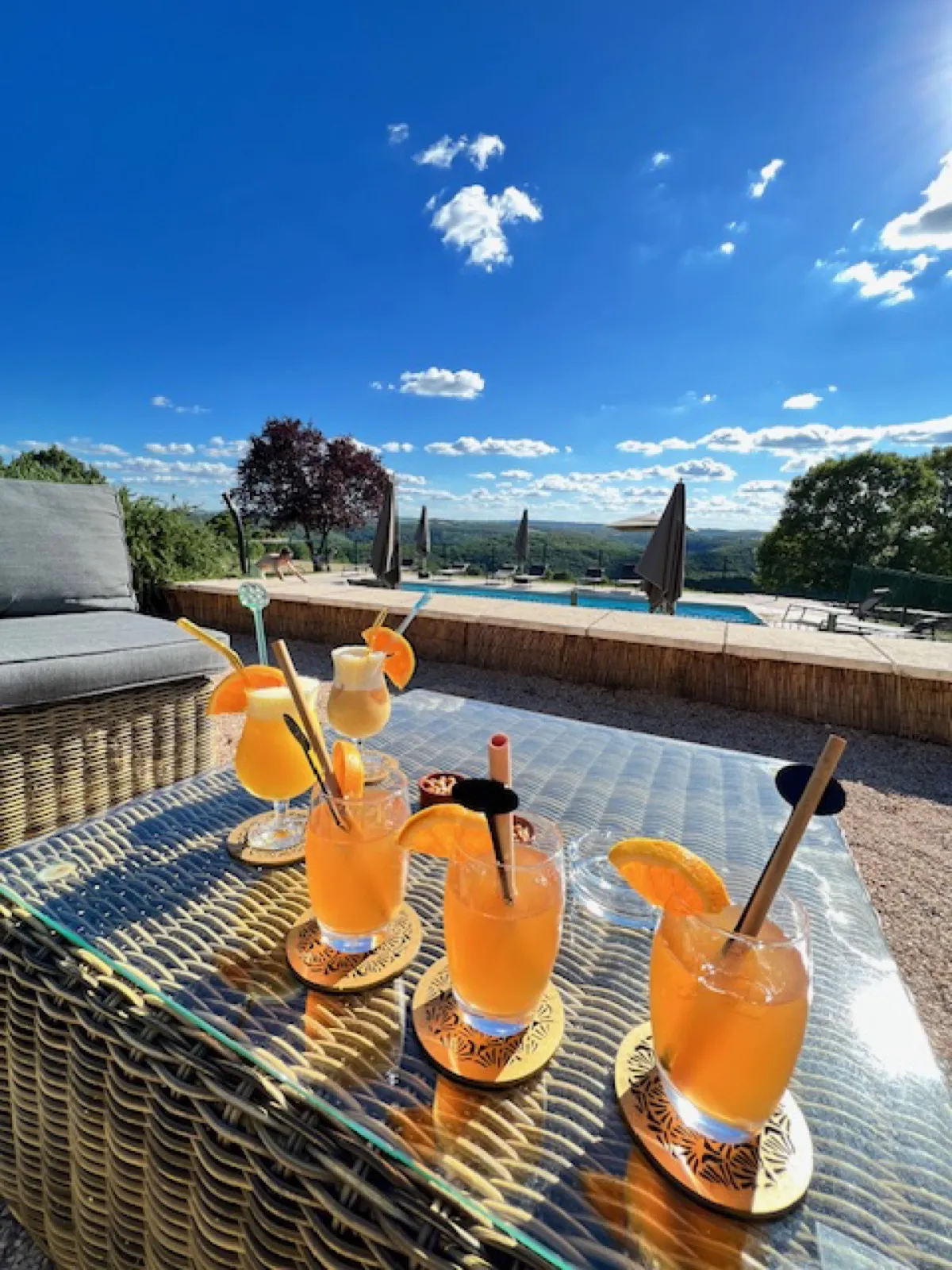 Sunset cocktail - Hotel Rocamadour