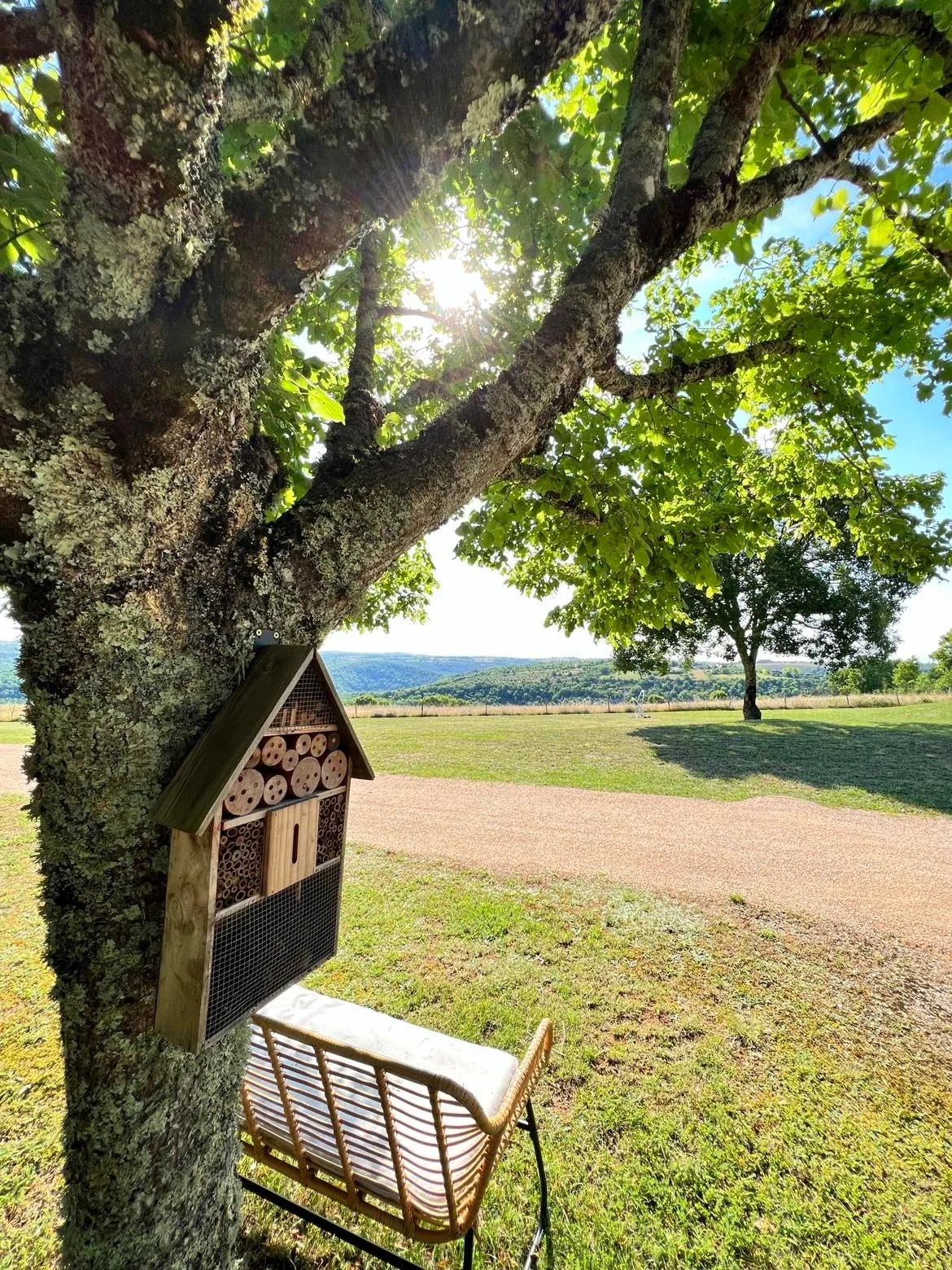 Coucher de soleil sur la vallée de l'Alzou - Hôtel vue Rocamadour